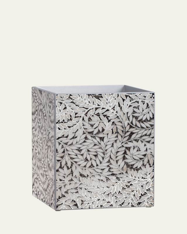 Willow Mirrored Wastebasket